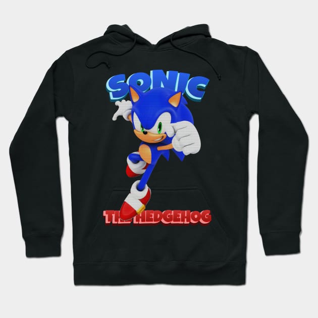 Sonic The Hedgehog Hoodie by Izdihaarr